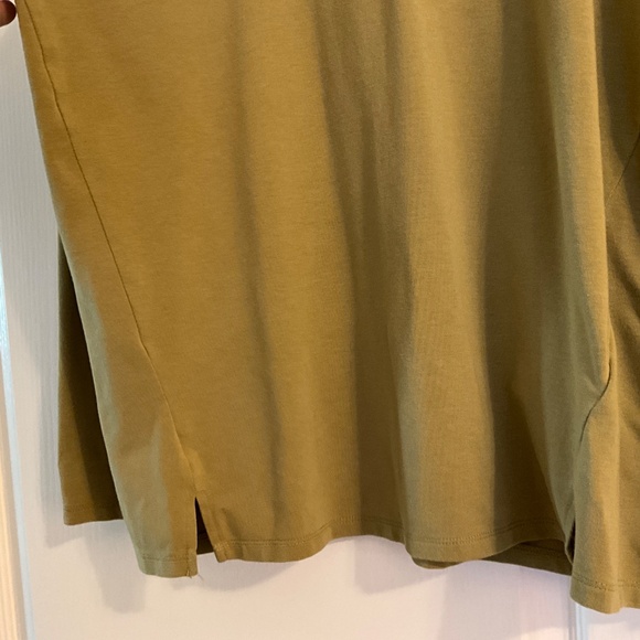 Belle Kim Gravel green soft long sleeve top size medium - Picture 5 of 5